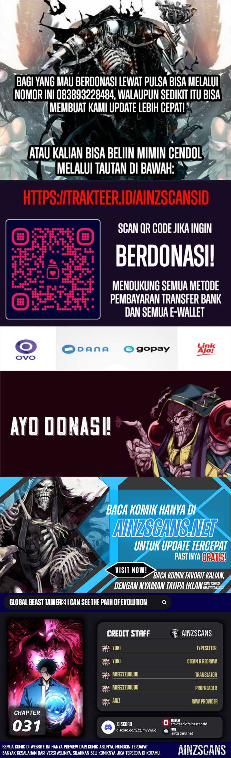 Baca Komik Global Beast Tamer: I Can See the Path of Evolution Chapter 31 halaman 1