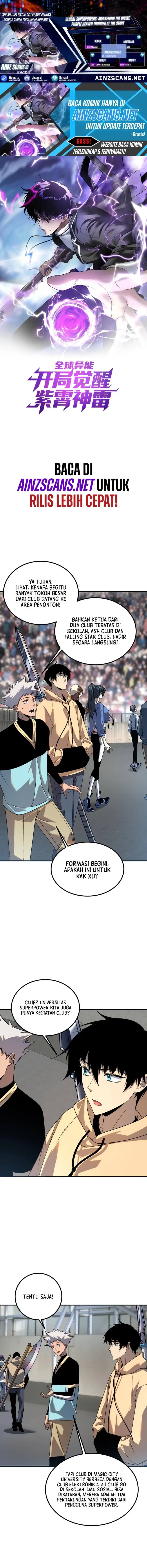 Baca Global Superpowers: Awakening the Zixiao Divine Thunder at the beginning - Chapter 27 halaman 1