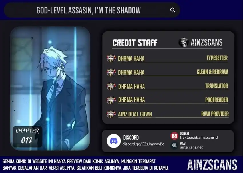 Baca God-level Assassin, I'm the Shadow - Chapter 72 halaman 1