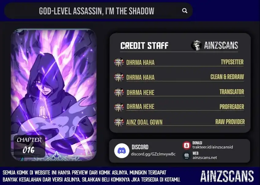 Baca God-level Assassin, I'm the Shadow - Chapter 76 halaman 1