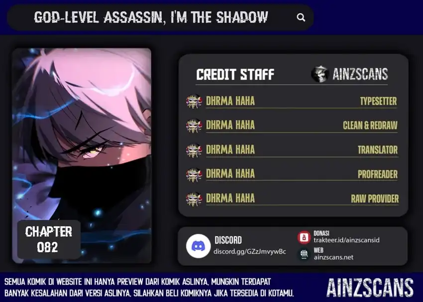 Baca God-level Assassin, I'm the Shadow - Chapter 82 halaman 1