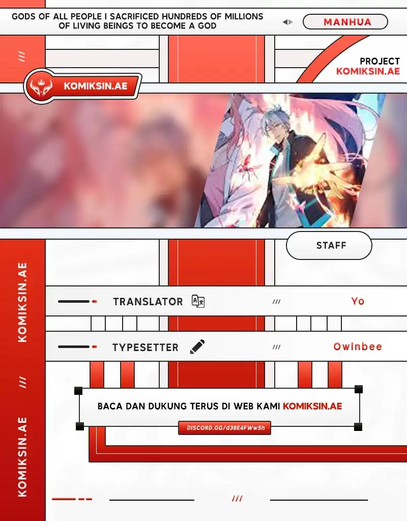 Baca Gods of All People: I Sacrificed Hundreds of Millions of Living Beings To Become a God Chapter 86 - Halaman 1 Baca Gods of All People: I Sacrificed Hundreds of Millions of Living Beings To Become a God - Chapter 86 halaman 1