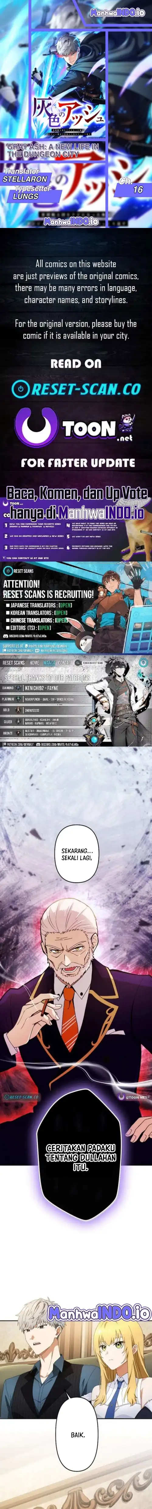 Baca Gray Ash: A New Life in the Dungeon City - Chapter 16 halaman 1