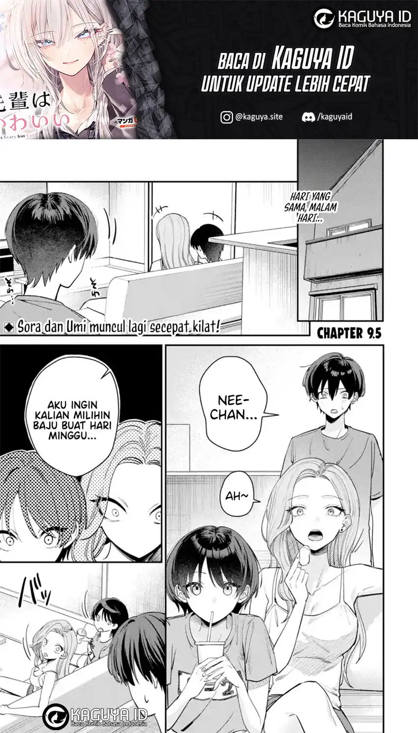 Baca Haimiya-senpai wa Kowakute Kawaii - Chapter 09.5 halaman 2