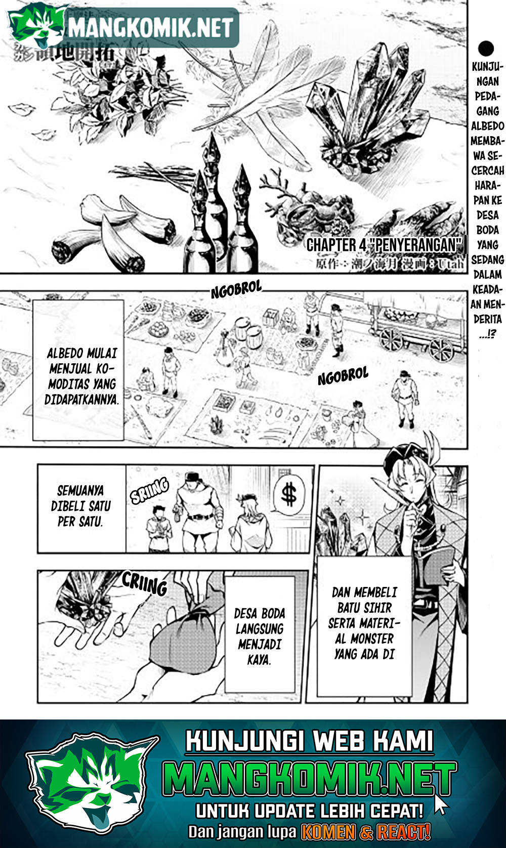 Baca Hazure Zokusei Tsuchi Mahou no Sei de Henkyou ni Tsuihousareta no de, Gangan Ryouchi Kaitakushimasu! - Chapter 04 halaman 3