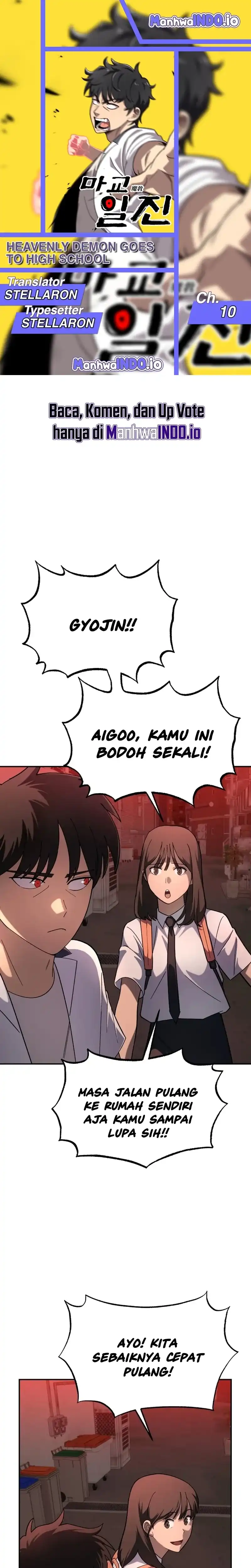 Baca Heavenly Demon Goes to High School - Chapter 10 halaman 1