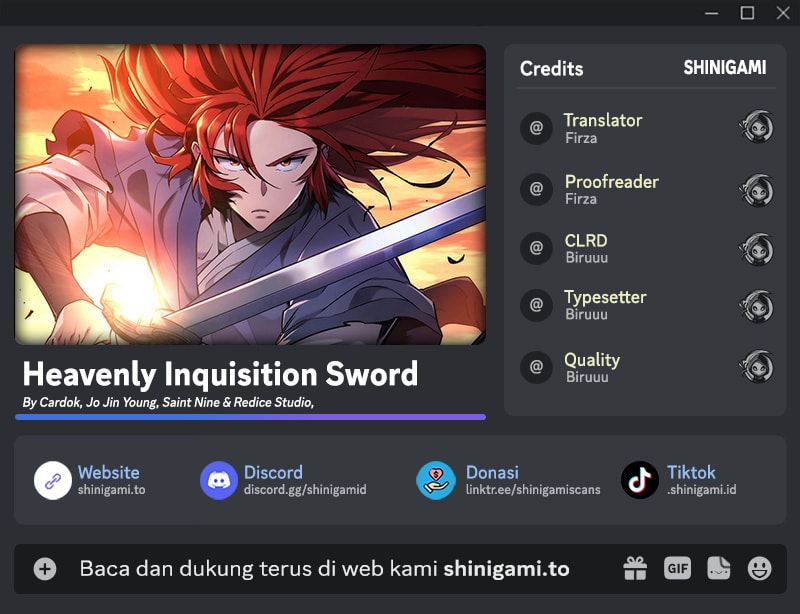 Baca Heavenly Inquisition Sword - Chapter 142 halaman 1
