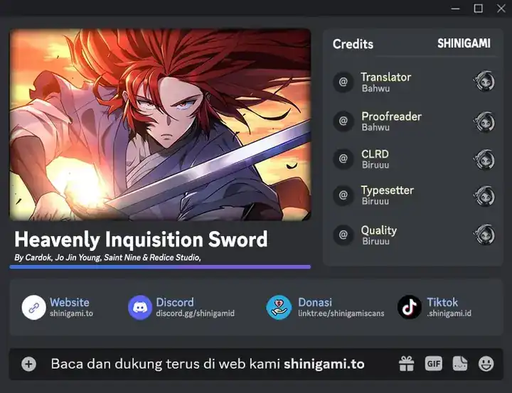 Baca Heavenly Inquisition Sword - Chapter 143 halaman 1