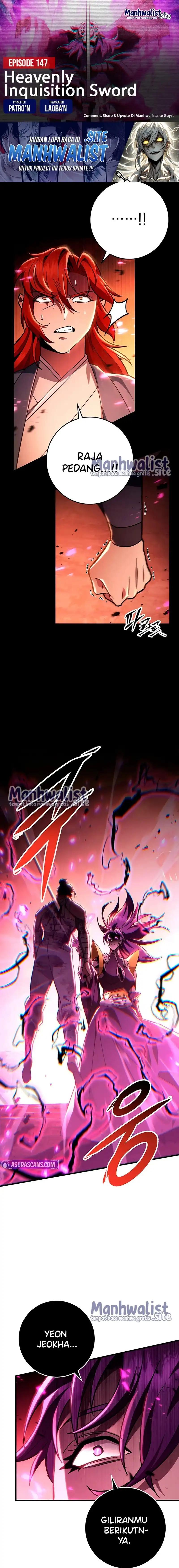 Baca Heavenly Inquisition Sword - Chapter 147 halaman 1