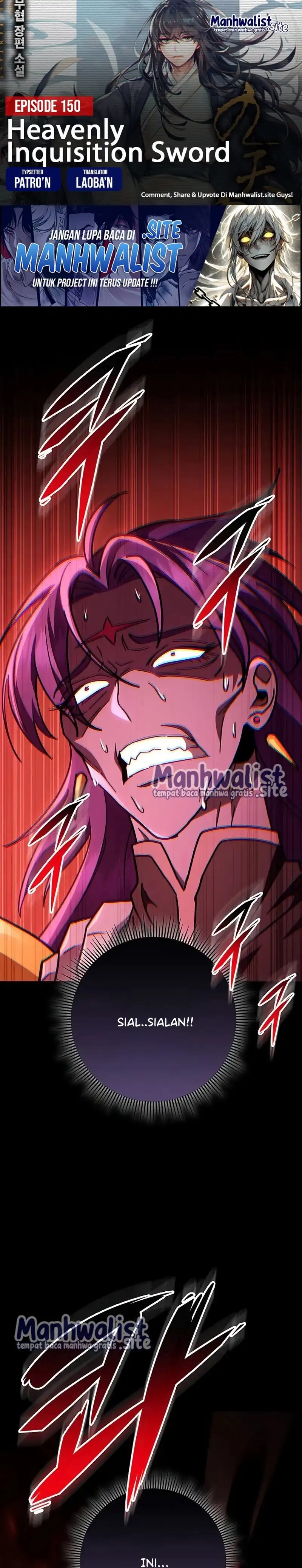 Baca Heavenly Inquisition Sword - Chapter 150 halaman 1