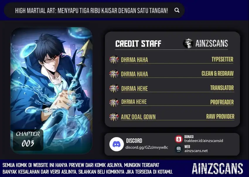 Baca High-Martial World: One Hand to Overwhelm Three Thousand Emperors! - Chapter 03 halaman 1