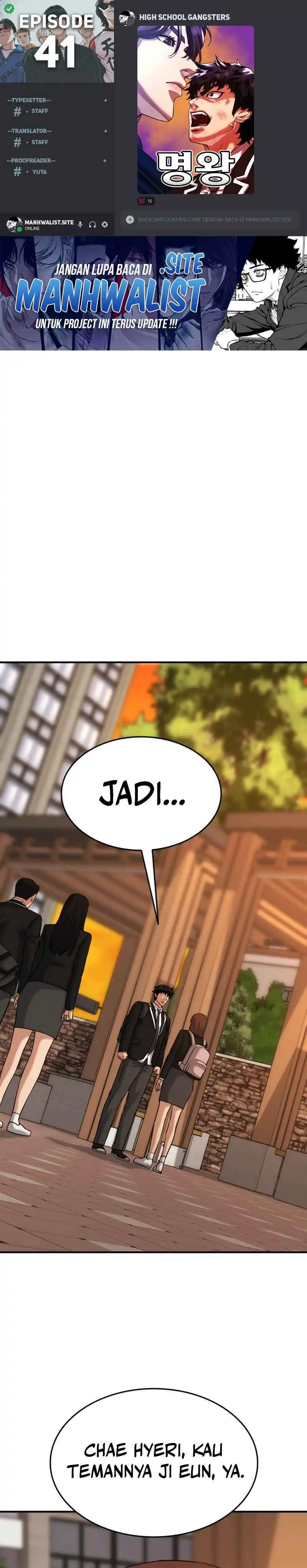 Baca High School Gangsters - Chapter 41 halaman 1