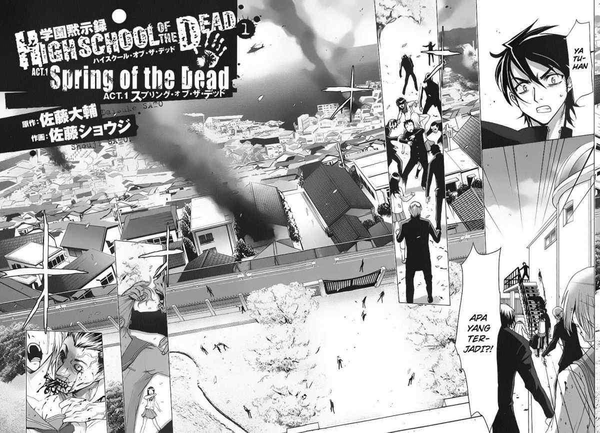 Baca Highschool of the Dead - Chapter 01 halaman 9