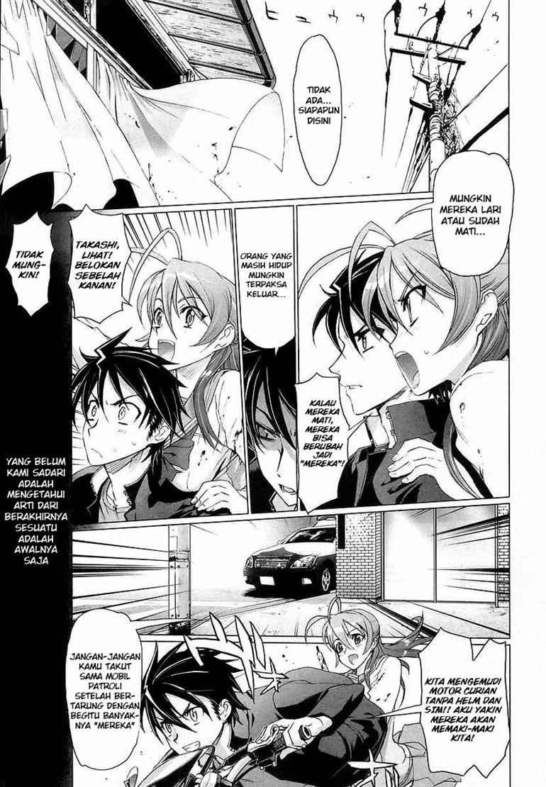 Baca Highschool of the Dead - Chapter 04 halaman 16