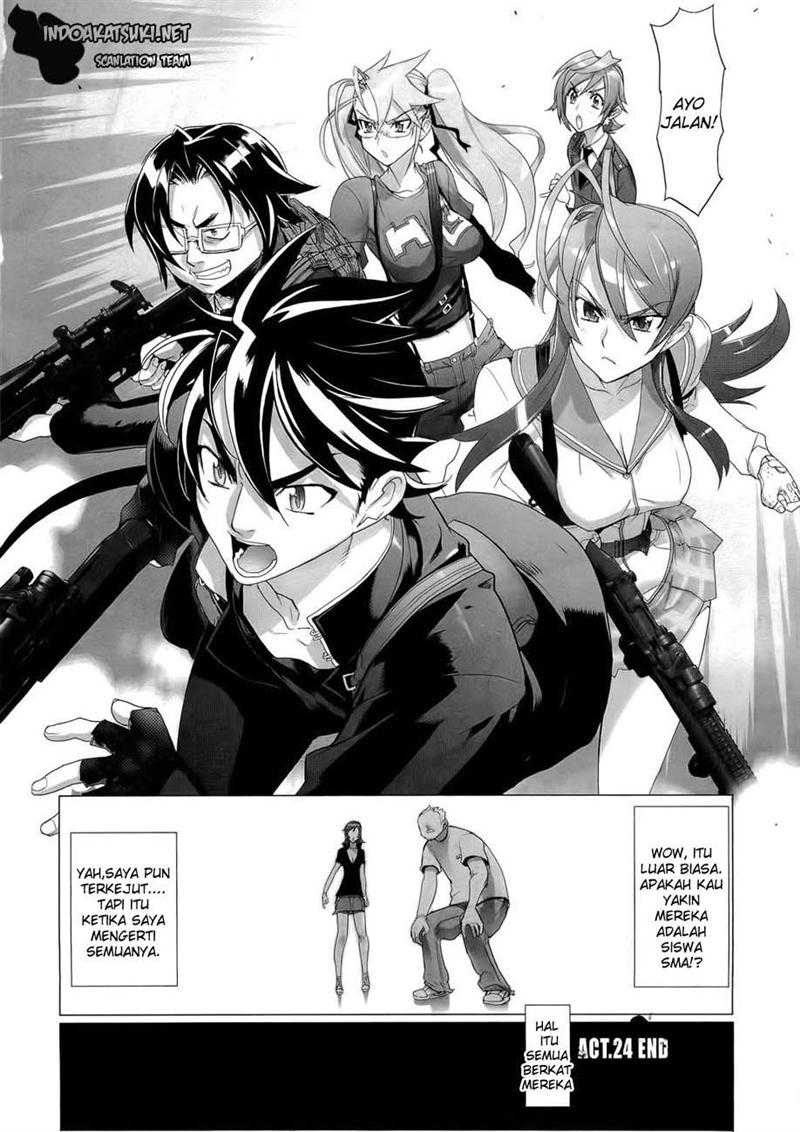 Baca Highschool of the Dead - Chapter 24 halaman 36