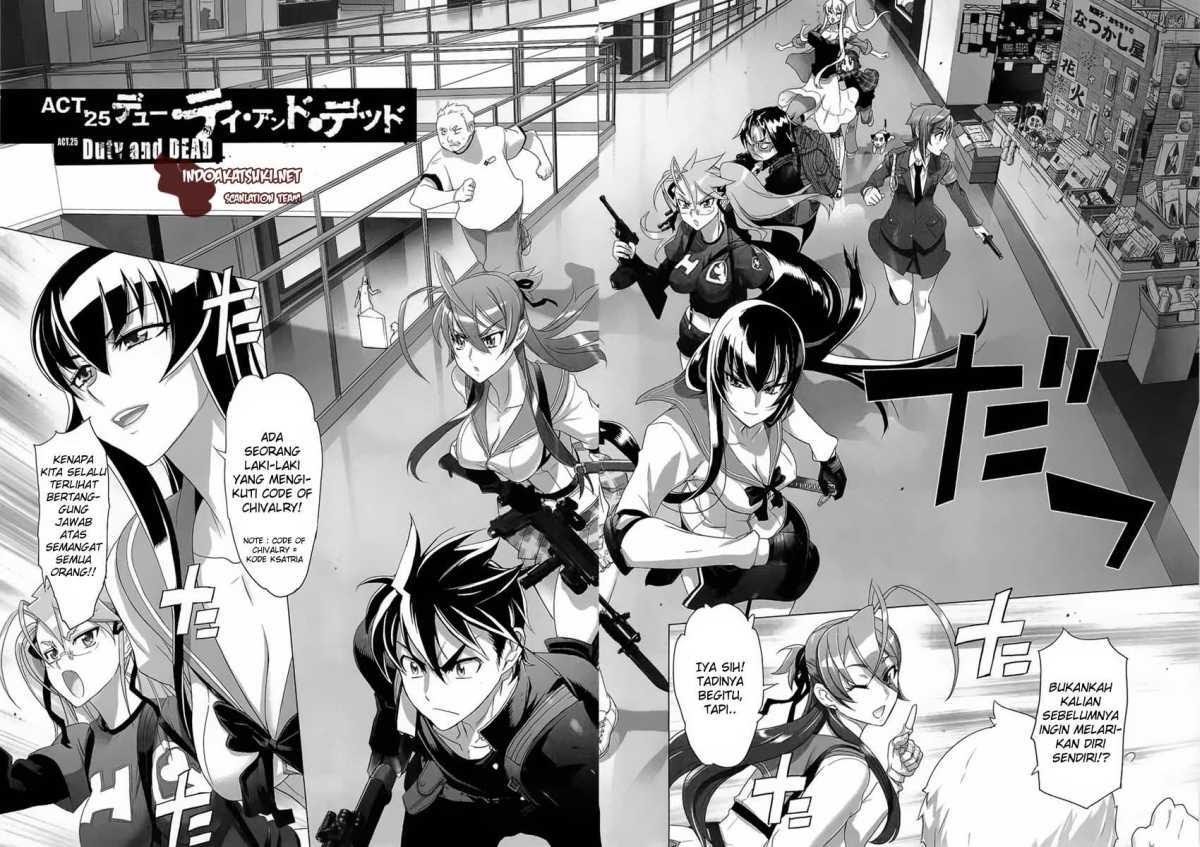 Baca Highschool of the Dead - Chapter 25 halaman 3