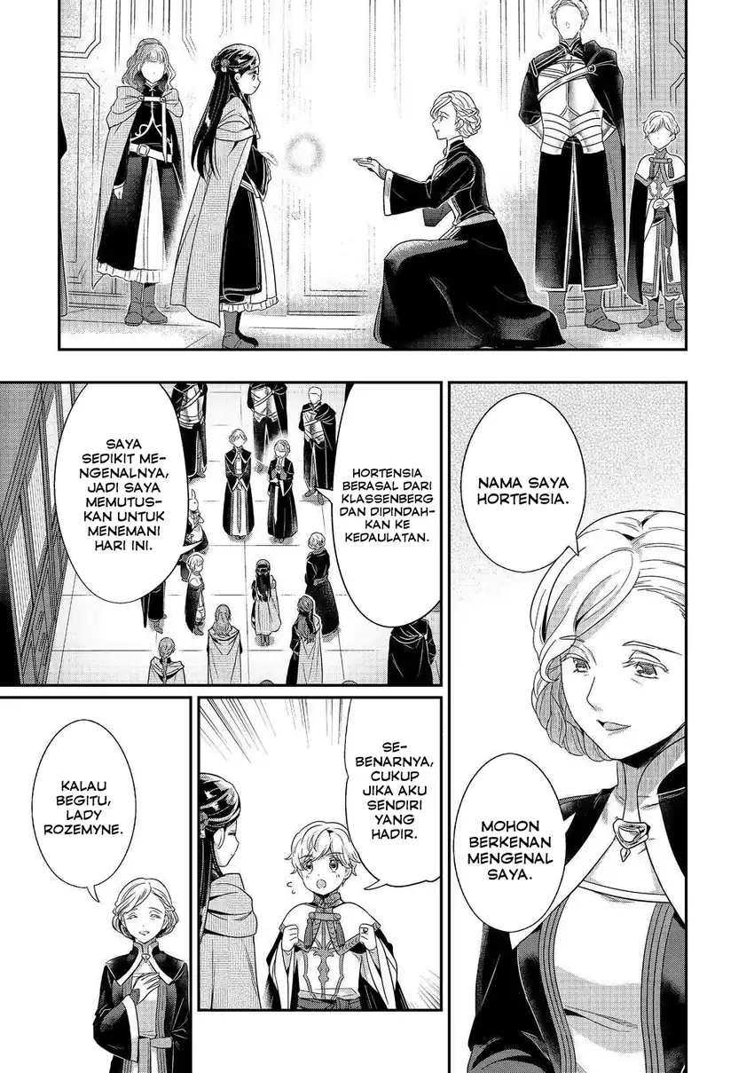 Baca Honzuki no Gekokujou: Shisho ni Naru Tame ni wa Shudan o Erandeiraremasen—Dai 5-bu: Todaeta Chishiki wo Tsunageyou! - Chapter 3 halaman 21