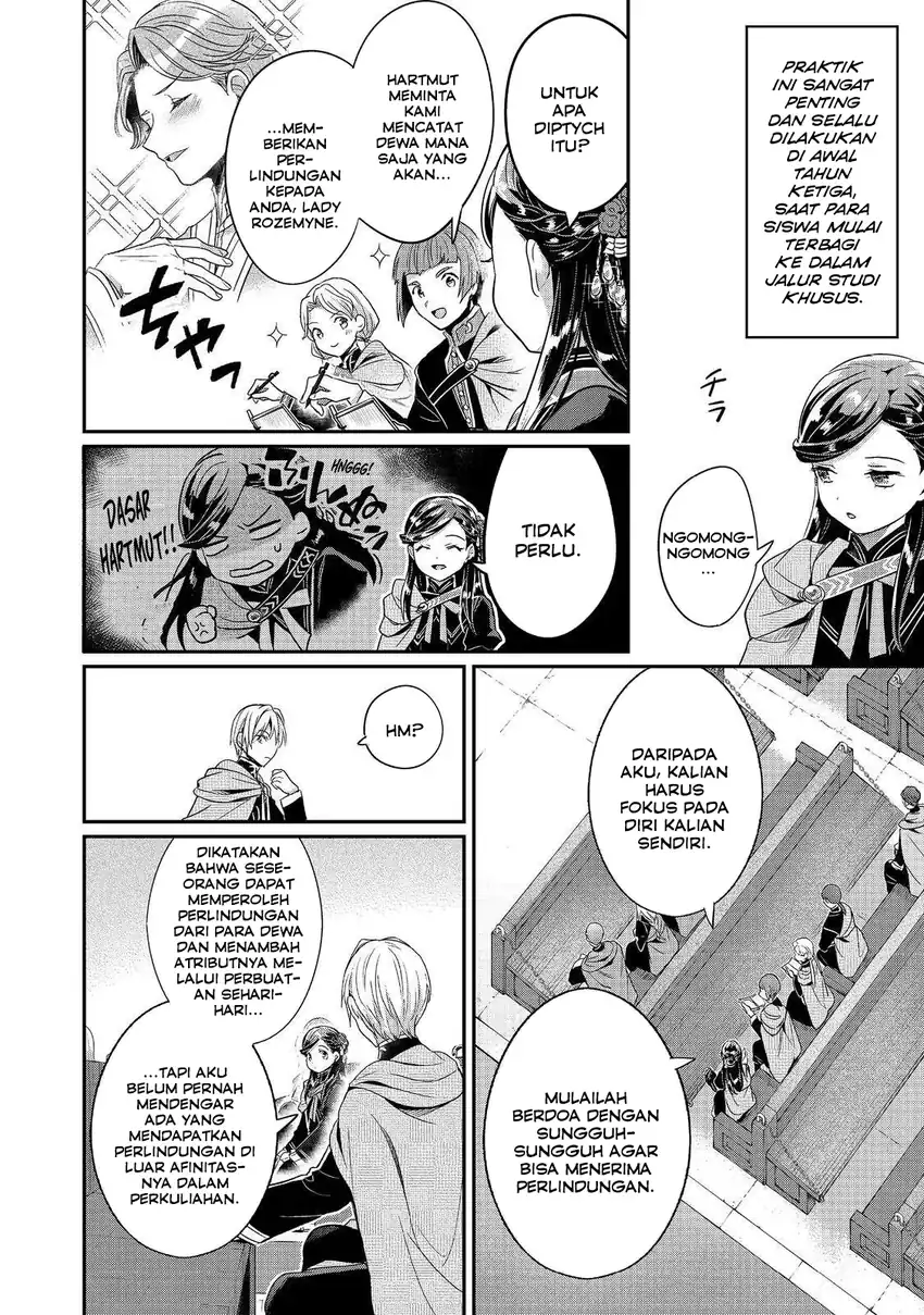 Baca Honzuki no Gekokujou: Shisho ni Naru Tame ni wa Shudan o Erandeiraremasen—Dai 5-bu: Todaeta Chishiki wo Tsunageyou! - Chapter 3 halaman 30