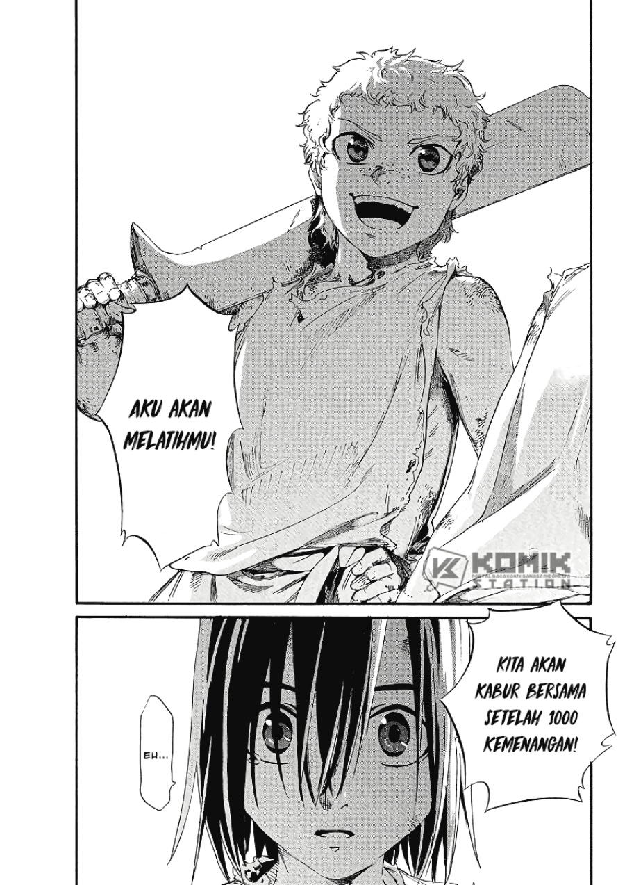 Baca Horyo Eiyuu: Sute koma ni sareta Kendo wa Tekikoku de Nariagaru - Chapter 01 halaman 12