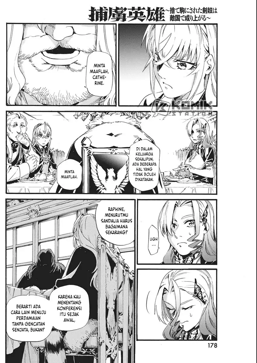 Baca Horyo Eiyuu: Sute koma ni sareta Kendo wa Tekikoku de Nariagaru - Chapter 9 halaman 5