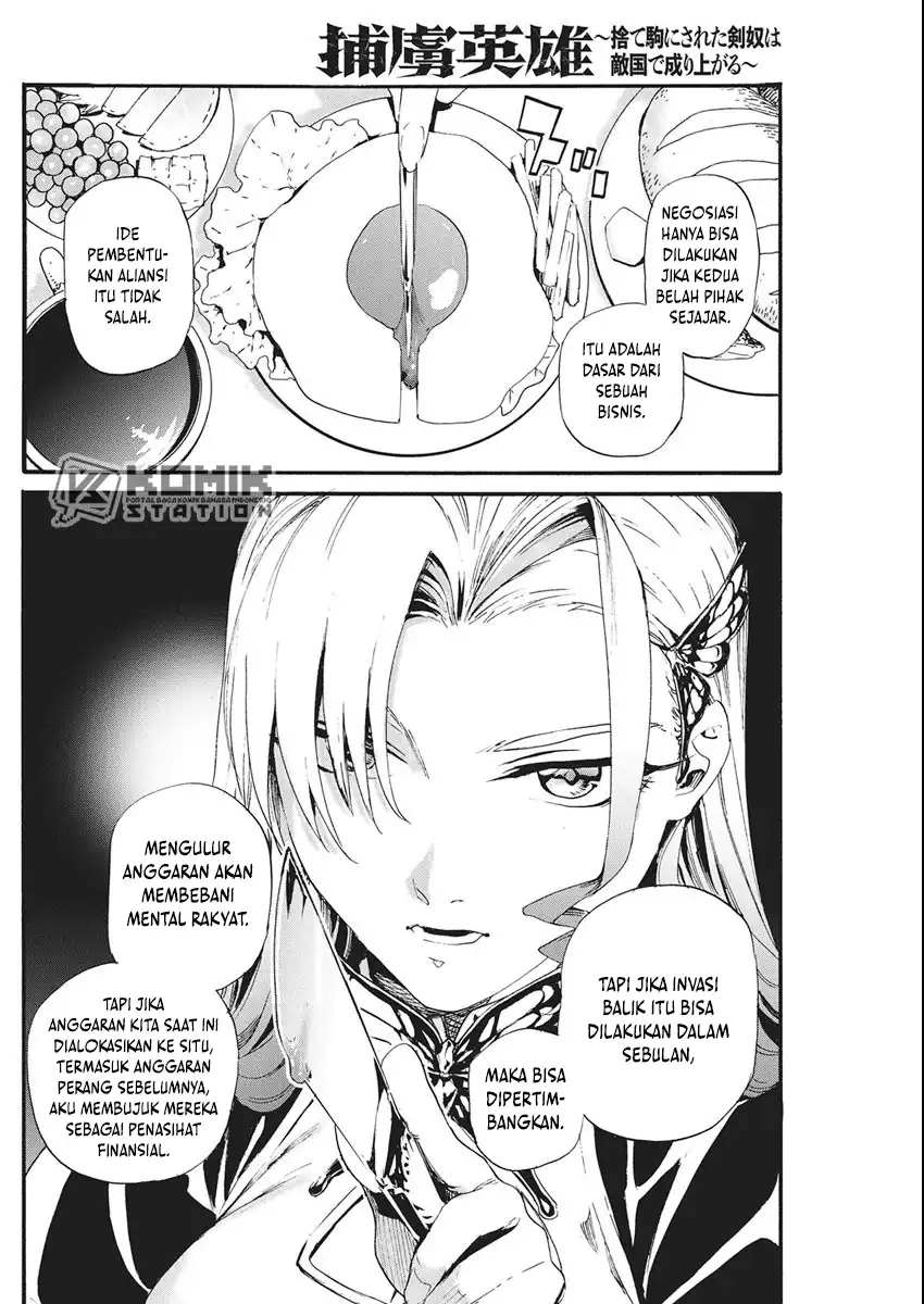 Baca Horyo Eiyuu: Sute koma ni sareta Kendo wa Tekikoku de Nariagaru - Chapter 9 halaman 9