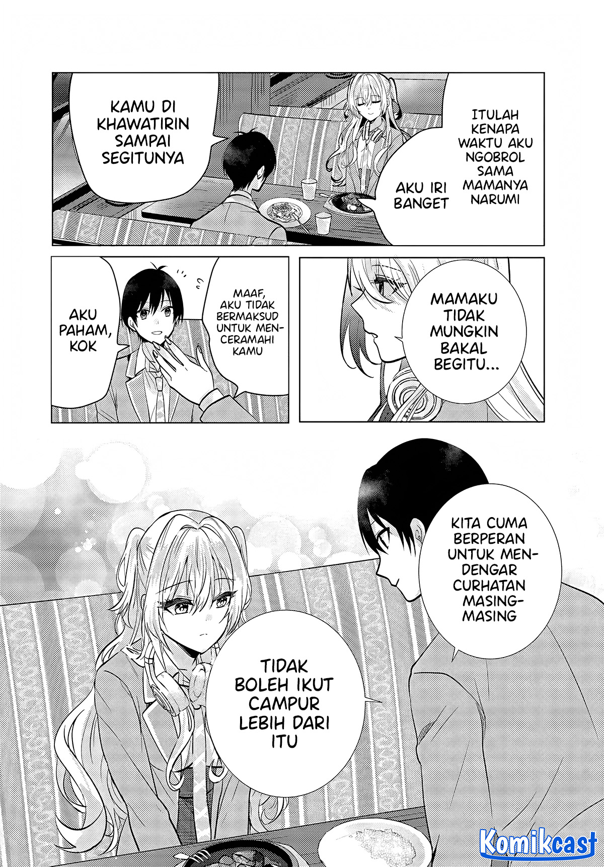 Houkago, Famiresu de, Kurasu no Ano Ko to Chapter 04 page 14