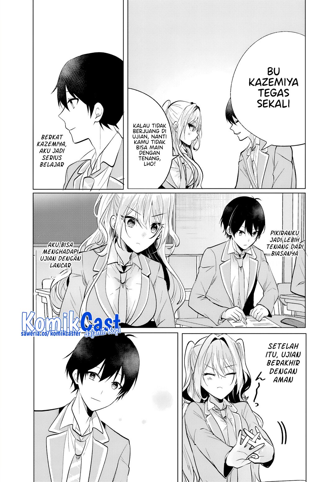 Houkago, Famiresu de, Kurasu no Ano Ko to Chapter 06.1 page 28