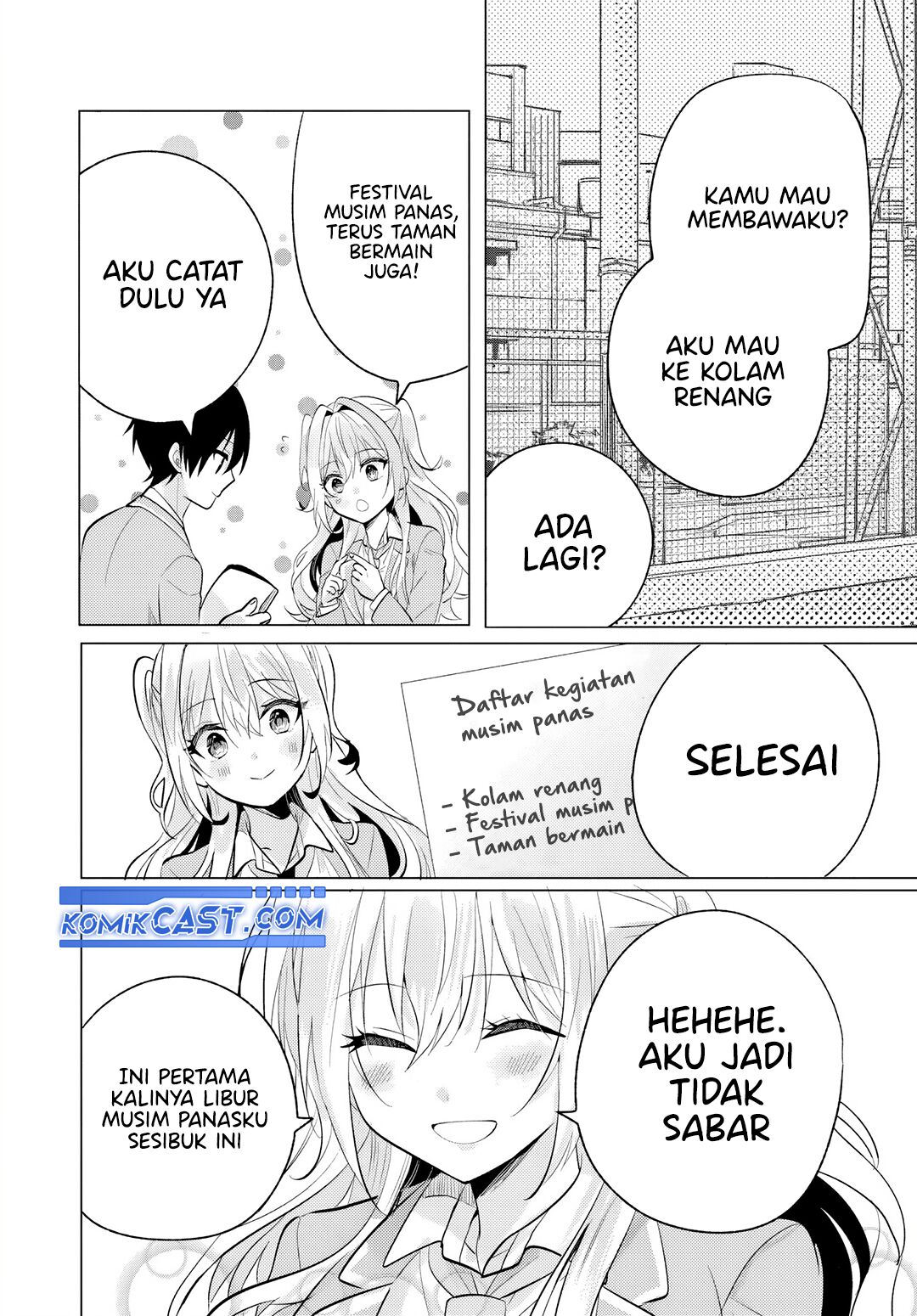 Houkago, Famiresu de, Kurasu no Ano Ko to Chapter 06.2 page 22