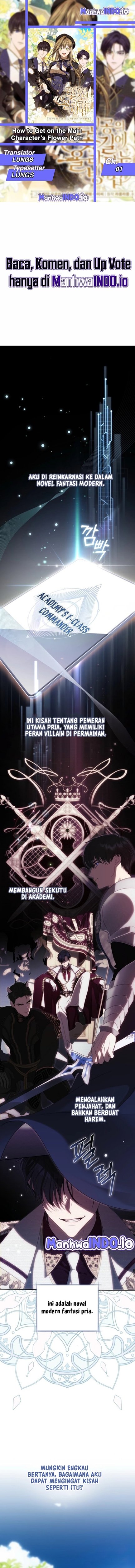 Baca How to Get On the Main Character's Flower Path - Chapter 1 halaman 1