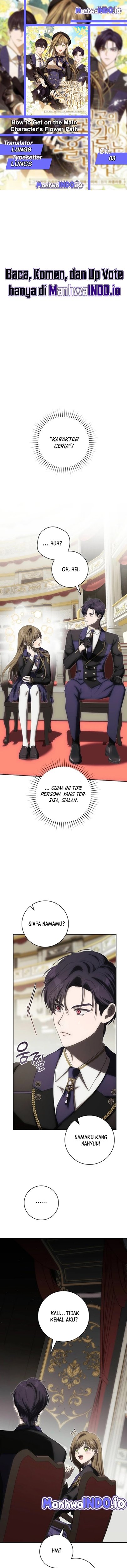 Baca How to Get On the Main Character's Flower Path - Chapter 3 halaman 1