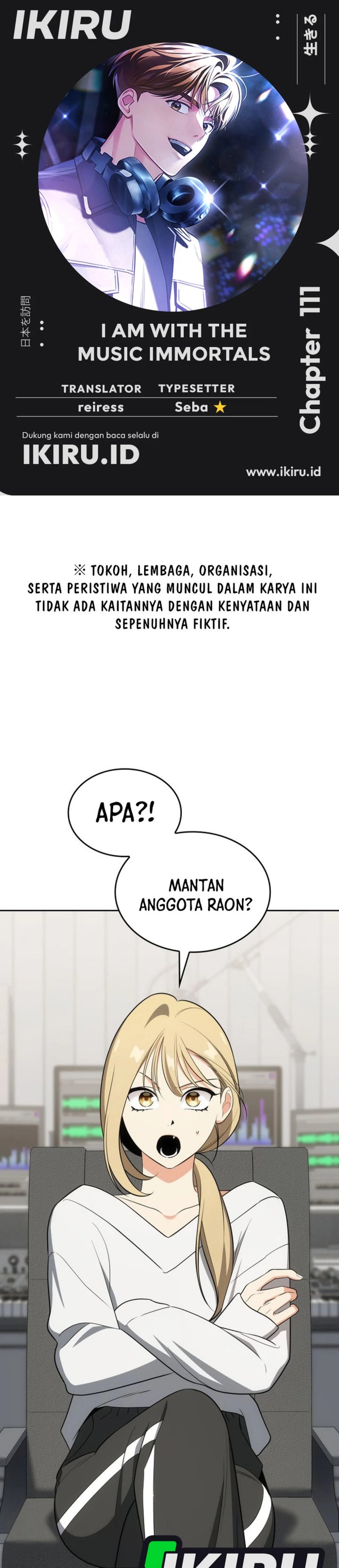 Baca I Am With the Music Immortals - Chapter 111 halaman 1
