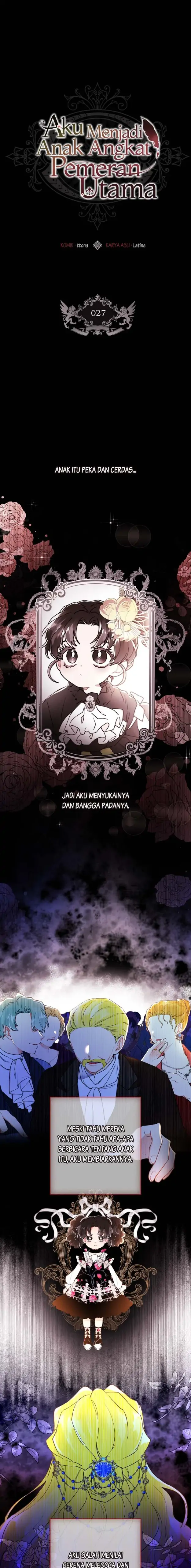 Baca I Became the Male Lead's Adopted Daughter - Chapter 27 halaman 1