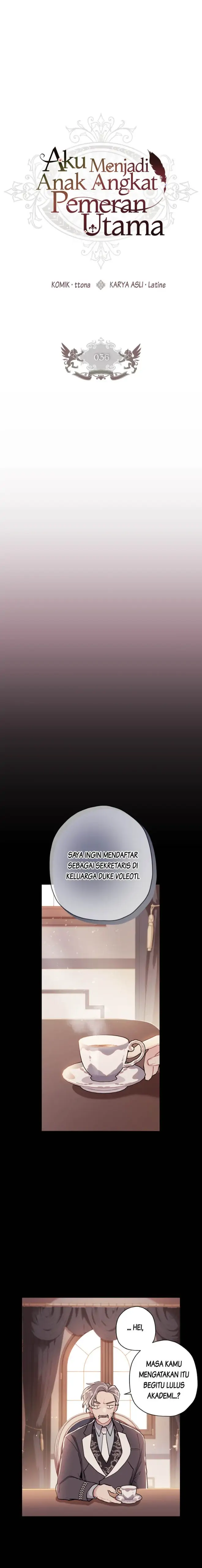 Baca I Became the Male Lead's Adopted Daughter - Chapter 36 halaman 1