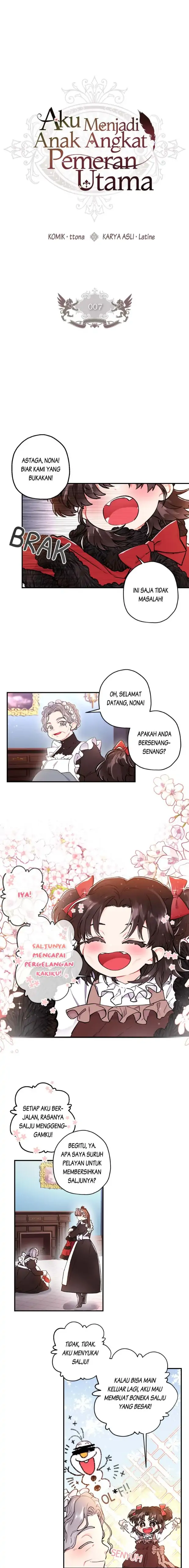 Baca I Became the Male Lead's Adopted Daughter - Chapter 7 halaman 1