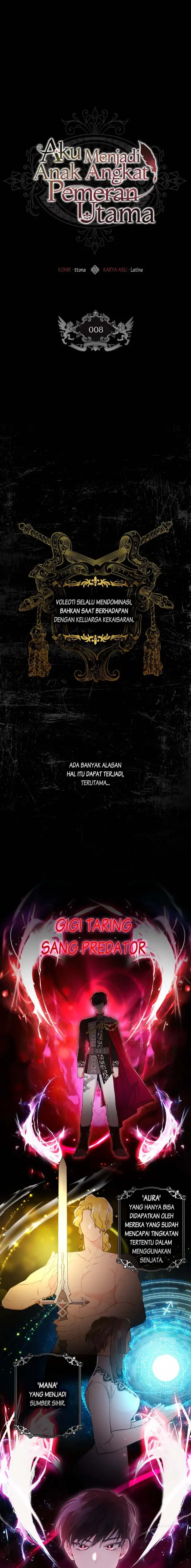 Baca I Became the Male Lead's Adopted Daughter - Chapter 8 halaman 1