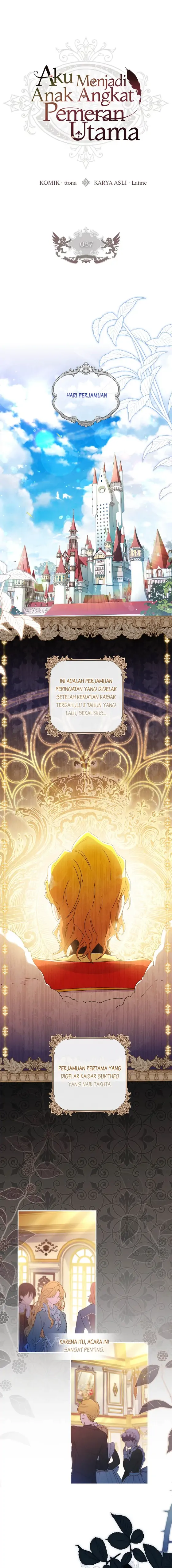 Baca I Became the Male Lead's Adopted Daughter - Chapter 87 halaman 1