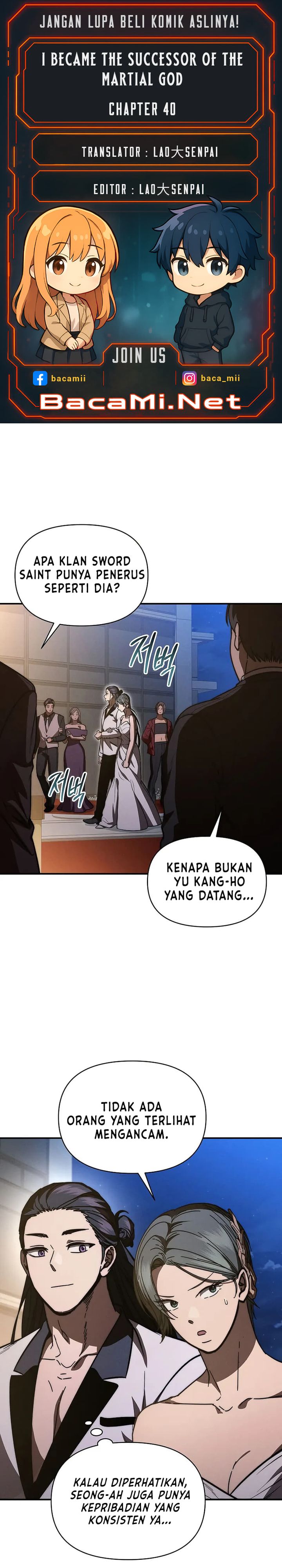 Baca I Became the Successor of the Martial God Chapter 40 - Halaman 1 Baca I Became the Successor of the Martial God - Chapter 40 halaman 1