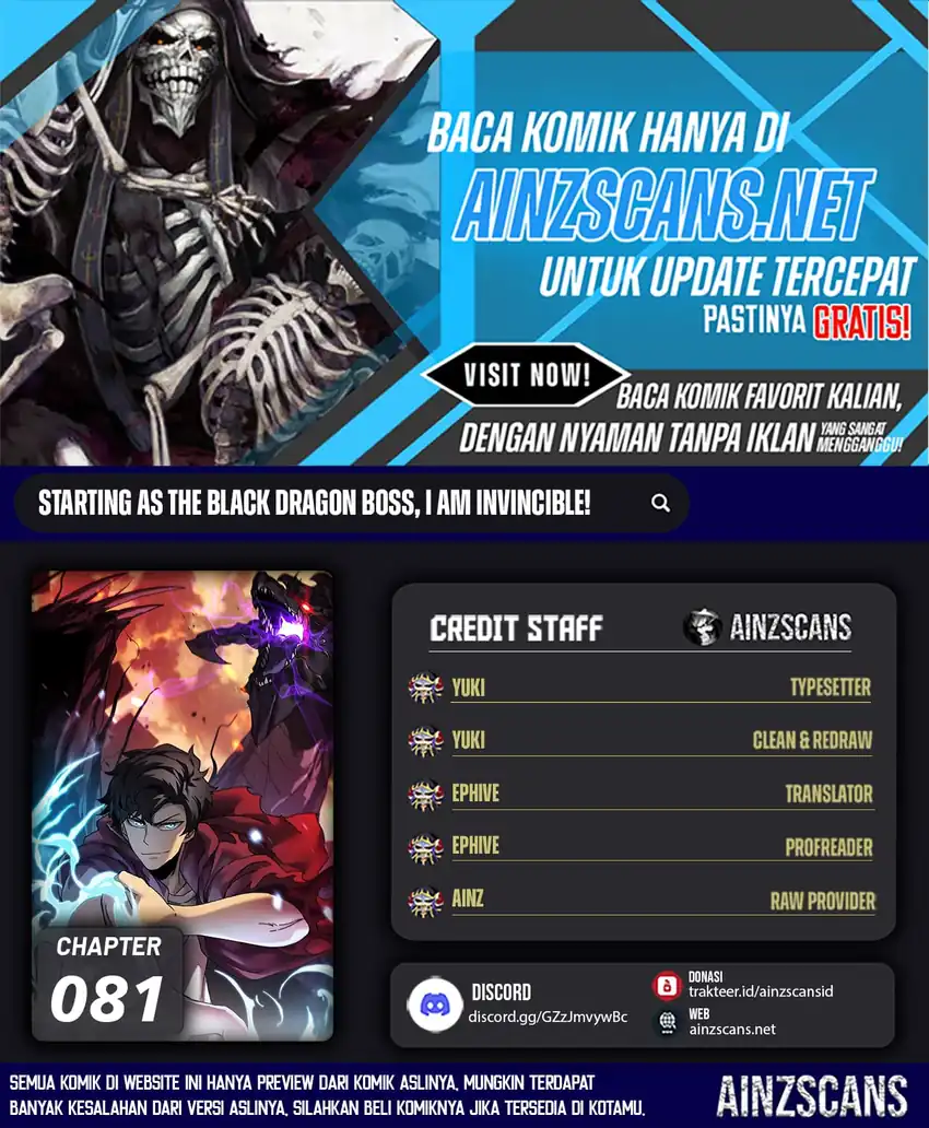 Baca I Become Invincible Black Dragon Boss At The Start Chapter 81 - Halaman 1 Baca I Become Invincible Black Dragon Boss At The Start - Chapter 81 halaman 1