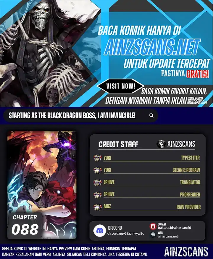 Baca I Become Invincible Black Dragon Boss At The Start - Chapter 88 halaman 1