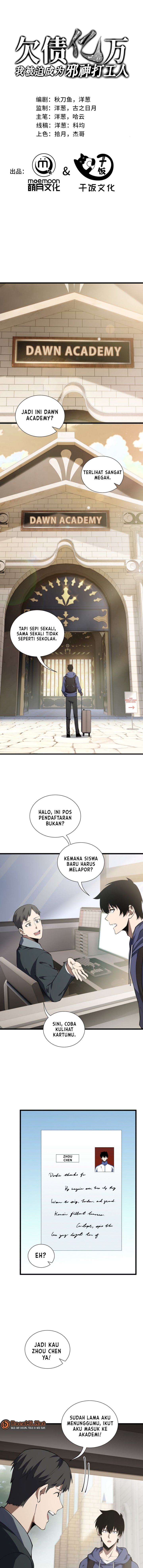 Baca I Owe a Billion Dollars and I Am Forced to Become a Worker for an Evil God, I Owe Billions in Debt Chapter 22 - Halaman 1 Baca I Owe a Billion Dollars and I Am Forced to Become a Worker for an Evil God, I Owe Billions in Debt - Chapter 22 halaman 1