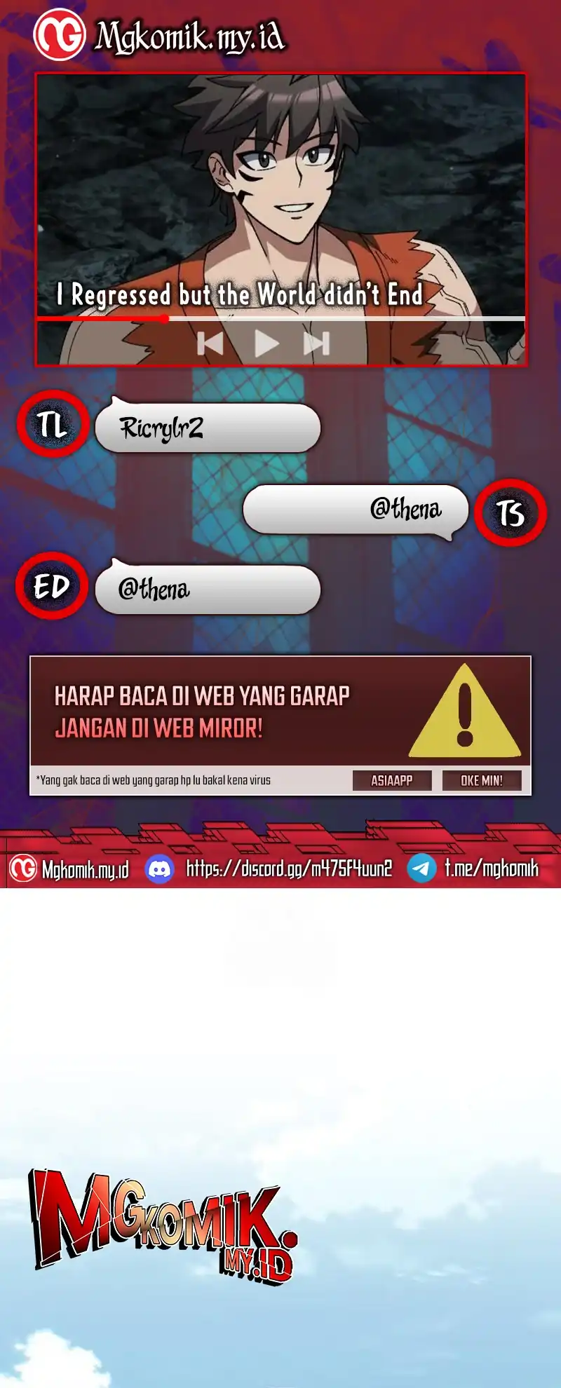 Baca I Regressed, but the World didn't End - Chapter 41 halaman 1