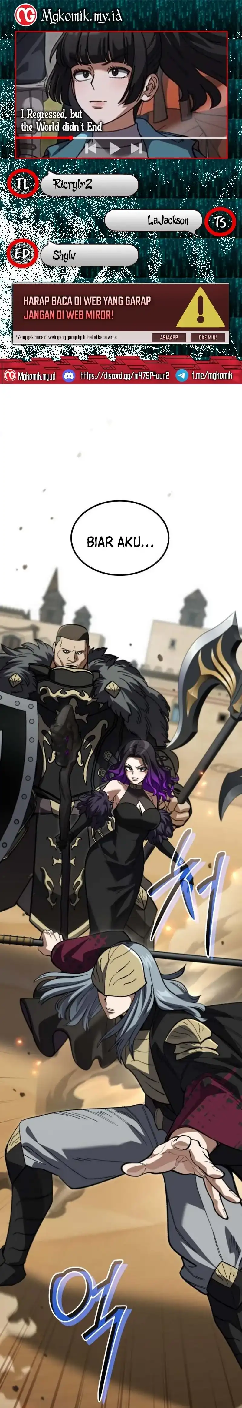 Baca I Regressed, but the World didn't End - Chapter 50 halaman 1