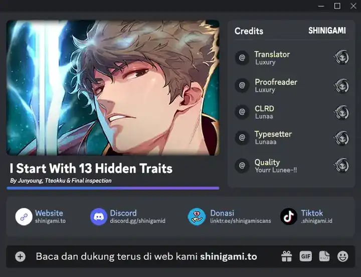 Baca I Start With 13 Hidden Traits - Chapter 02 halaman 1