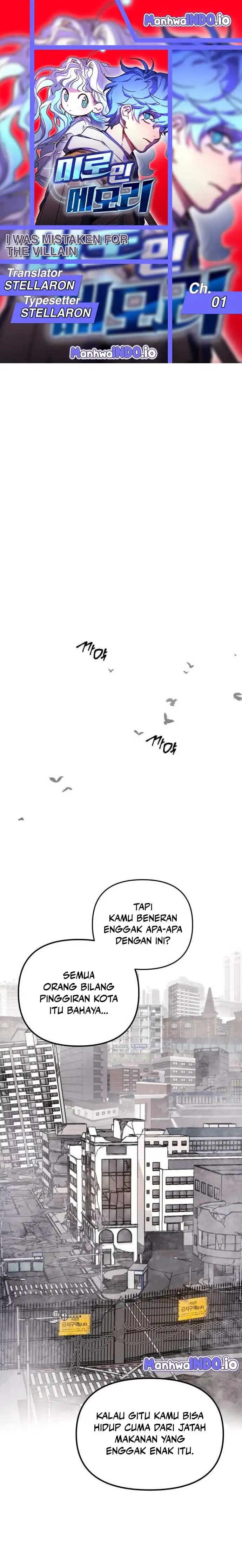Baca I Was Mistaken for the Villain - Chapter 01 halaman 1