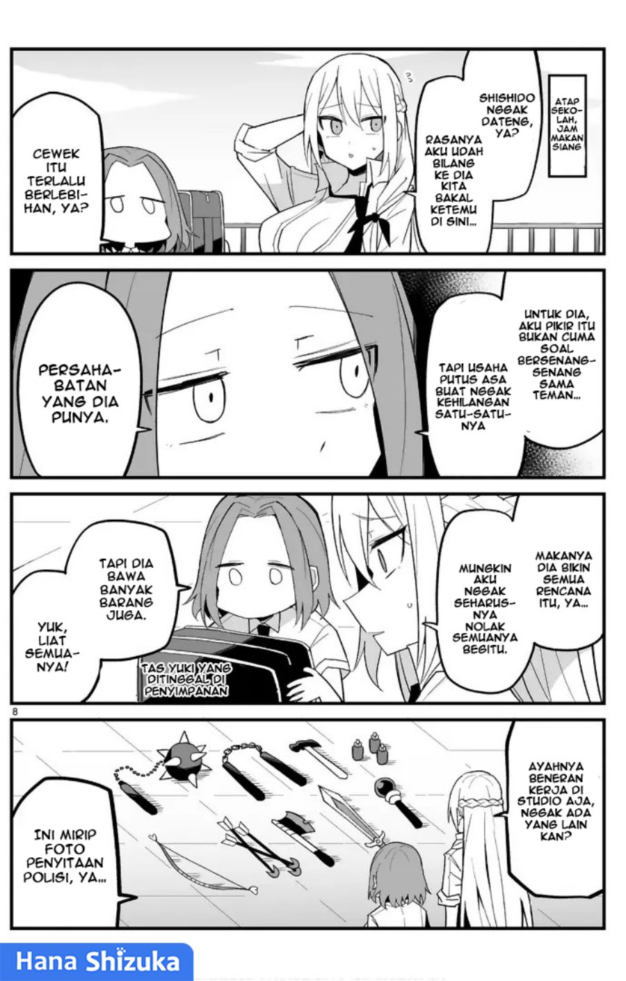 Baca Iinchou Desu ga Furyou ni Naru Hodo Koi Shitemasu! - Chapter 08 halaman 9