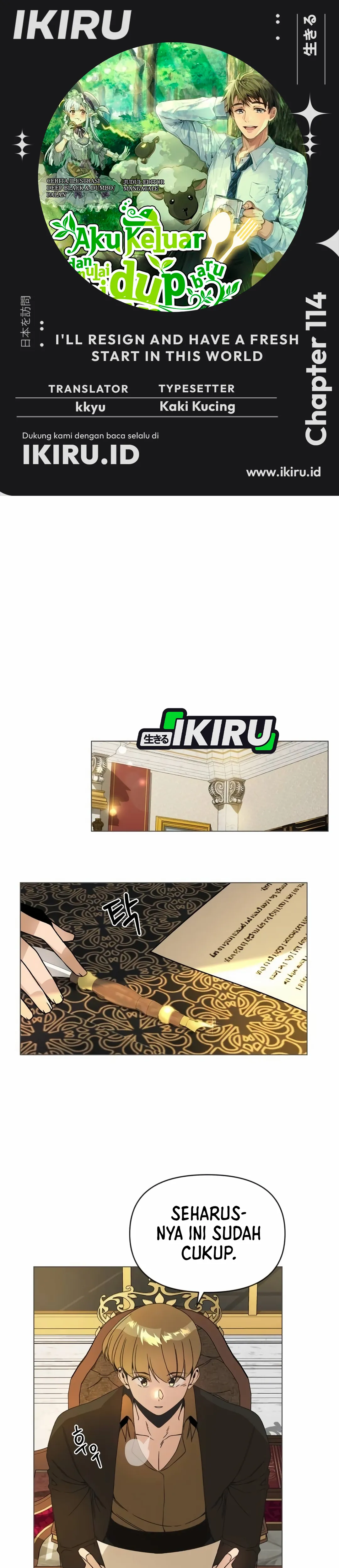 Baca I’ll Resign and Have a Fresh Start in This World - Chapter 114 halaman 1