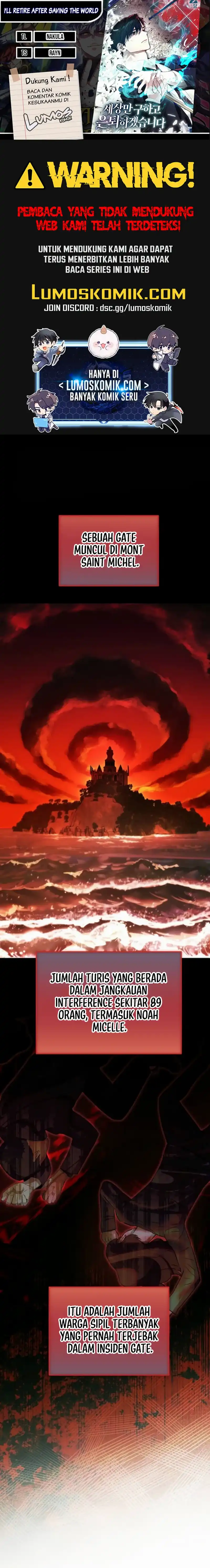 Baca I'll Retire After Saving the World - Chapter 89 halaman 1