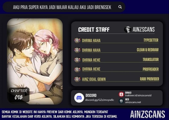 Baca I'm a Super Rich Guy, So It's Reasonable For Me to Be a Scumbag - Chapter 18 halaman 1