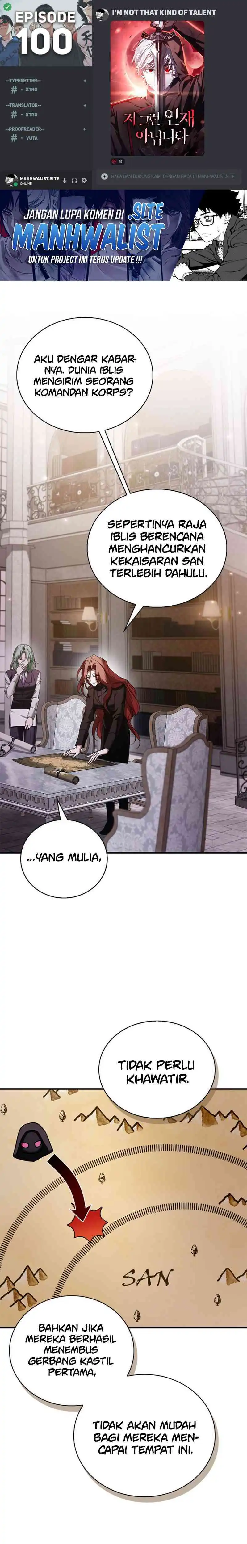 Baca I'm Not That Kind of Talent - Chapter 100 halaman 1