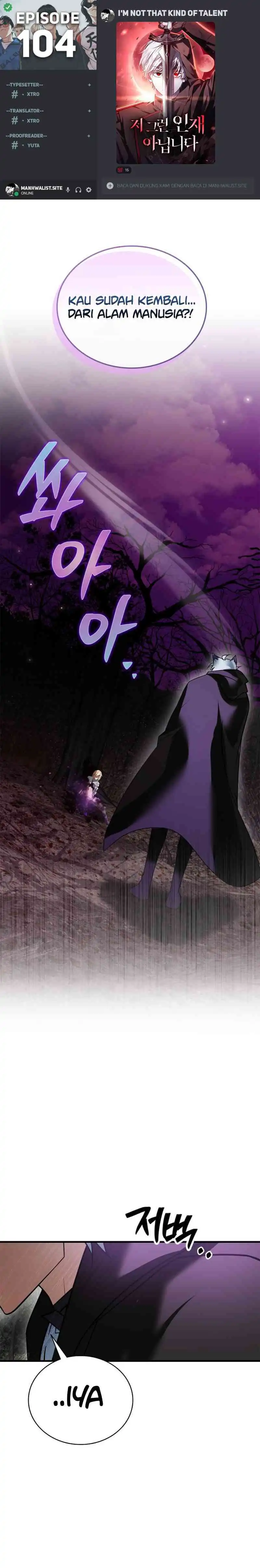 Baca I'm Not That Kind of Talent - Chapter 104 halaman 1